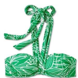 Tabitha brown green bikini top